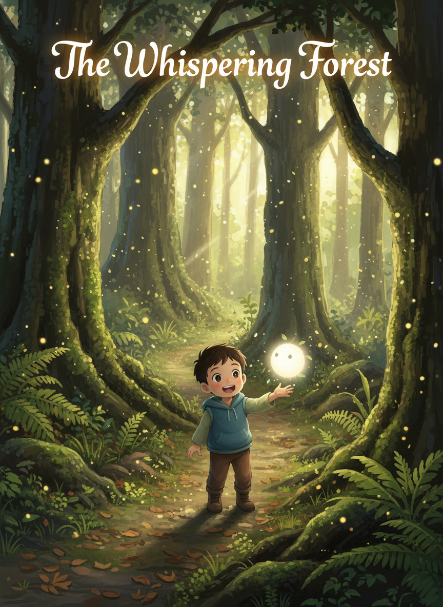 An anime-style storybook inspired by the photo