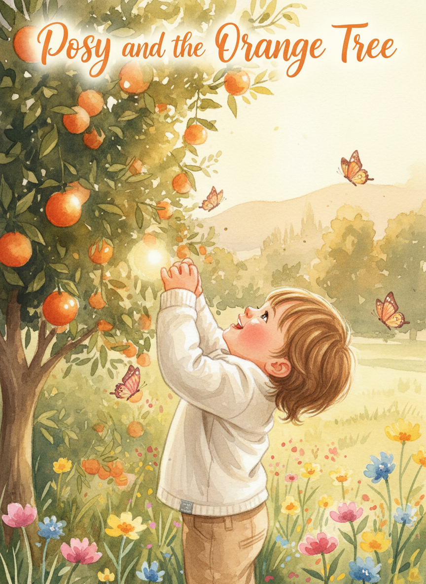 A watercolor storybook inspired by the photo