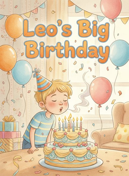 An example Inkling birthday book cover