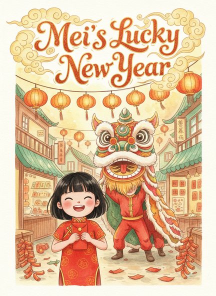 An example Inkling Lunar New Year book cover