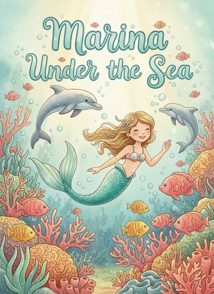 An example Inkling mermaid book cover
