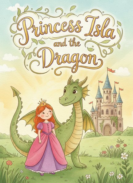An example Inkling princess book cover