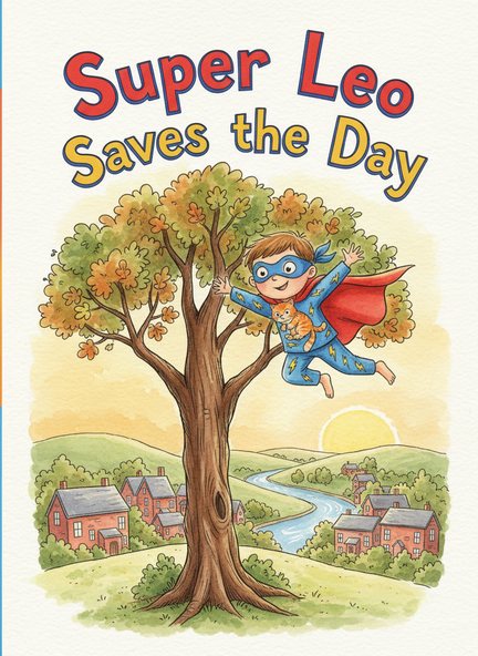 An example Inkling superhero book cover