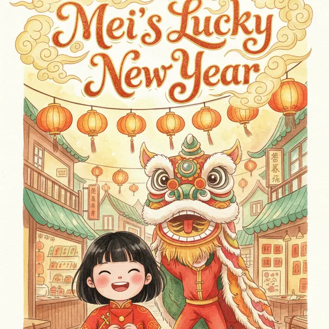 Example cover: a Lunar New Year book