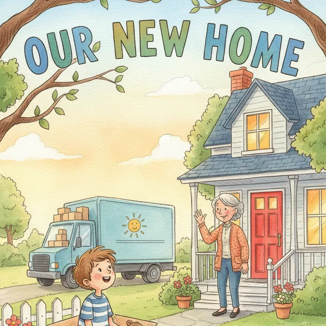Example cover: a Moving to a New Home book